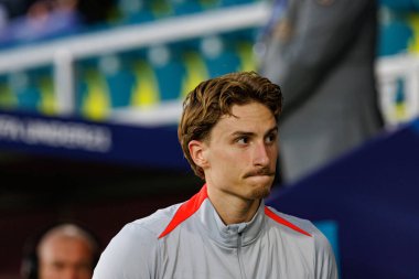 Slawomir Abramowicz, Polonya ve Gürcistan milli takımları arasında oynanan UEFA U-21 2025 maçında görüldü (Maciej Rogowski)