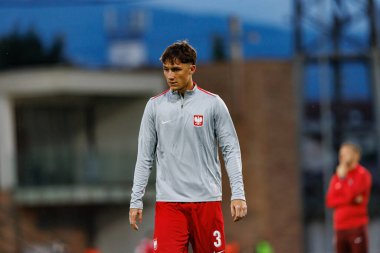 Patryk Peda, Polonya ve Gürcistan milli takımları arasında oynanan UEFA U-21-2025 maçında görüldü (Maciej Rogowski)