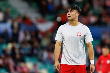 Ariel Mosor, Polonya ve Gürcistan milli takımları arasında oynanan UEFA Euro U-21 2025 maçında görüldü (Maciej Rogowski)