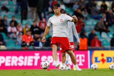 Ariel Mosor, Polonya ve Gürcistan milli takımları arasında oynanan UEFA Euro U-21 2025 maçında görüldü (Maciej Rogowski)