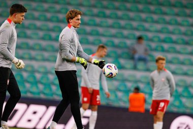 Slawomir Abramowicz, Polonya ve Gürcistan milli takımları arasında oynanan UEFA U-21 2025 maçında görüldü (Maciej Rogowski)