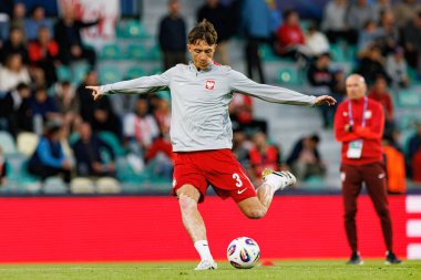 Patryk Peda, Polonya ve Gürcistan milli takımları arasında oynanan UEFA U-21-2025 maçında görüldü (Maciej Rogowski)