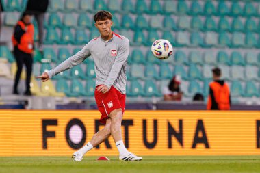 Patryk Peda, Polonya ve Gürcistan milli takımları arasında oynanan UEFA U-21-2025 maçında görüldü (Maciej Rogowski)