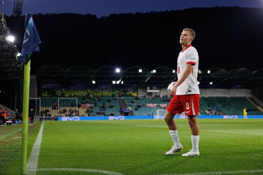 Jakub Kaluzinski, Polonya ve Gürcistan milli takımları arasında oynanan UEFA U-21 2025 maçında görüldü (Maciej Rogowski)