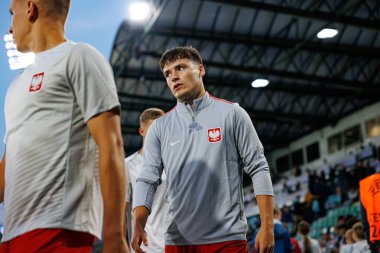 Arkadiusz Pyrka, Polonya ve Gürcistan milli takımları arasında oynanan UEFA U-21 2025 maçında görüldü (Maciej Rogowski)