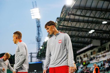 Patryk Peda, Polonya ve Gürcistan milli takımları arasında oynanan UEFA U-21-2025 maçında görüldü (Maciej Rogowski)