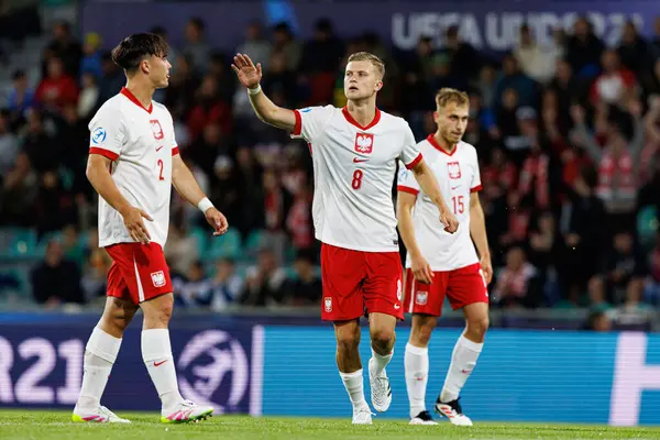 Jakub Kaluzinski, Polonya ve Gürcistan milli takımları arasında oynanan UEFA U-21 2025 maçında görüldü (Maciej Rogowski)