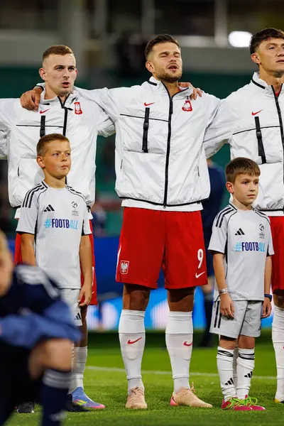 Polonya ve Gürcistan milli takımları arasında oynanan UEFA Euro U-21 2025 maçında Kacper Kozlowski ve Filip Szymczak görüldü (Maciej Rogowski)