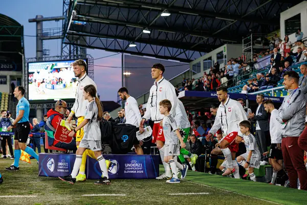 Patryk Peda, Polonya ve Gürcistan milli takımları arasında oynanan UEFA U-21-2025 maçında görüldü (Maciej Rogowski)