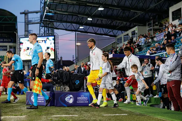 Kacper Tobiasz, Polonya ve Gürcistan milli takımları arasında oynanan UEFA U-21 2025 maçında görüldü (Maciej Rogowski)