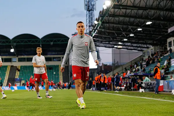 Dominik Marczuk, Polonya ve Gürcistan milli takımları arasında oynanan UEFA U-21 2025 maçında görüldü (Maciej Rogowski)