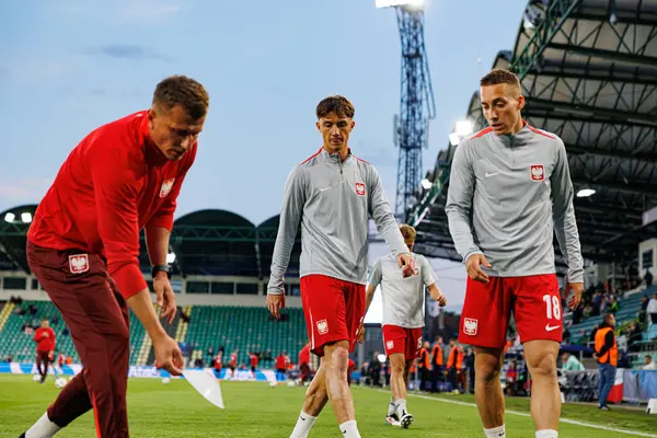 Patryk Peda, Polonya ve Gürcistan milli takımları arasında oynanan UEFA U-21-2025 maçında görüldü (Maciej Rogowski)
