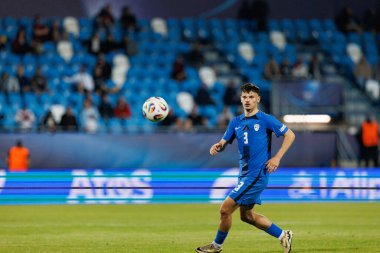 Almanya ve Slovenya milli takımları arasında oynanan UEFA U-21-2025 maçında Srdan Kuzmiç görüldü (Maciej Rogowski)