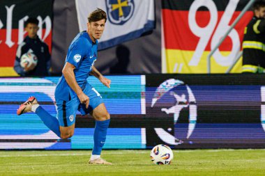 Marko Brest, Almanya ve Slovenya milli takımları arasında oynanan UEFA U-21-2025 maçında görüldü (Maciej Rogowski)