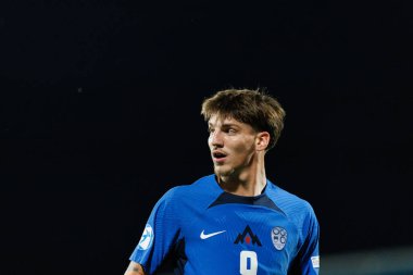 Tio Cipot, Almanya ve Slovenya milli takımları arasında oynanan UEFA U-21-2025 maçında görüldü (Maciej Rogowski)