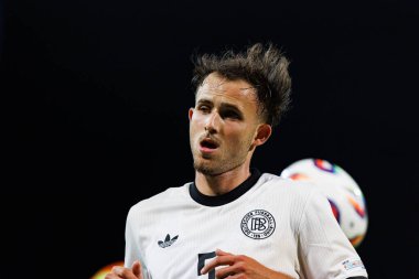 UEFA U-21-2025 maçında Almanya ve Slovenya milli takımları arasında Max Rosenfelder görüldü (Maciej Rogowski)