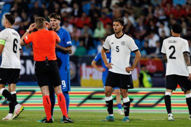 UEFA U-21-2025 maçında Almanya ve Slovenya milli takımları arasında Max Rosenfelder görüldü (Maciej Rogowski)