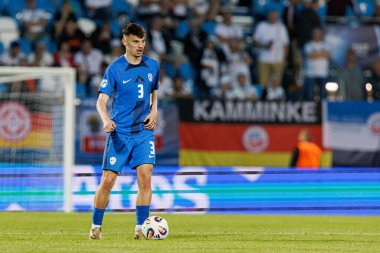 Almanya ve Slovenya milli takımları arasında oynanan UEFA U-21-2025 maçında Srdan Kuzmiç görüldü (Maciej Rogowski)