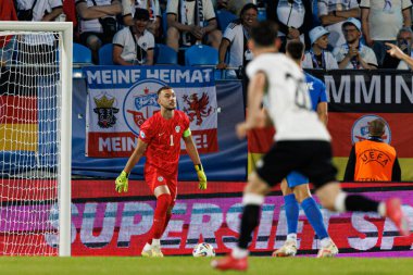 Martin Turk, Almanya ve Slovenya milli takımları arasında oynanan UEFA U-21-2025 maçında görüldü (Maciej Rogowski)