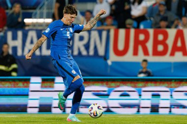 Tio Cipot, Almanya ve Slovenya milli takımları arasında oynanan UEFA U-21-2025 maçında görüldü (Maciej Rogowski)