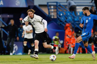 Nick Woltemade, Almanya ve Slovenya milli takımları arasında oynanan UEFA U-21-2025 maçında görüldü (Maciej Rogowski)