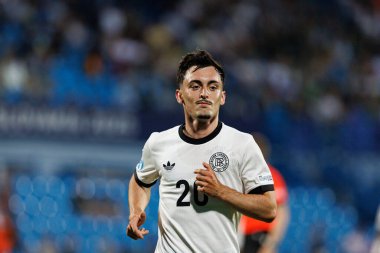 Paul Nebel, Almanya ve Slovenya milli takımları arasında oynanan UEFA U-21-2025 maçında görüldü (Maciej Rogowski)