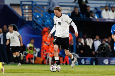 Nick Woltemade, Almanya ve Slovenya milli takımları arasında oynanan UEFA U-21-2025 maçında görüldü (Maciej Rogowski)