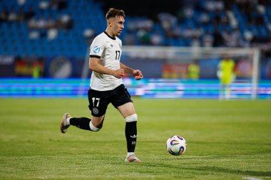 Brajan Gruda, Almanya ve Slovenya milli takımları arasında oynanan UEFA U-21-2025 maçında görüldü (Maciej Rogowski)