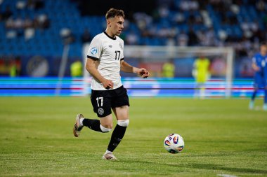 Brajan Gruda, Almanya ve Slovenya milli takımları arasında oynanan UEFA U-21-2025 maçında görüldü (Maciej Rogowski)