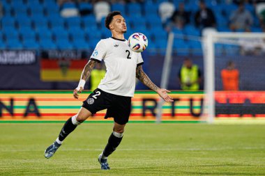 Almanya ve Slovenya milli takımları arasında oynanan UEFA U-21-2025 maçında Nnamdi Collins görüldü (Maciej Rogowski)