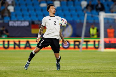 Almanya ve Slovenya milli takımları arasında oynanan UEFA U-21-2025 maçında Nnamdi Collins görüldü (Maciej Rogowski)