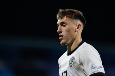 Brajan Gruda, Almanya ve Slovenya milli takımları arasında oynanan UEFA U-21-2025 maçında görüldü (Maciej Rogowski)
