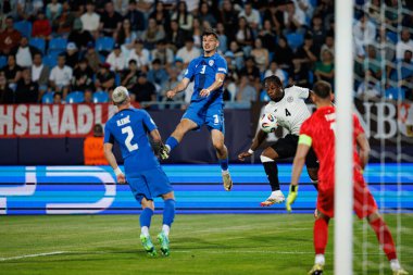 Almanya ve Slovenya milli takımları arasında oynanan UEFA U-21-2025 maçında Srdan Kuzmiç görüldü (Maciej Rogowski)