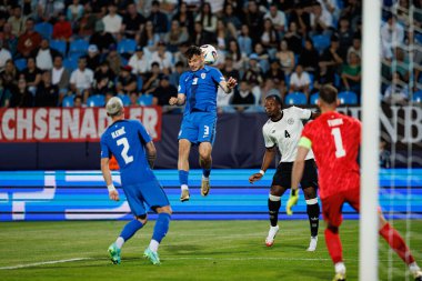 Almanya ve Slovenya milli takımları arasında oynanan UEFA U-21-2025 maçında Srdan Kuzmiç görüldü (Maciej Rogowski)