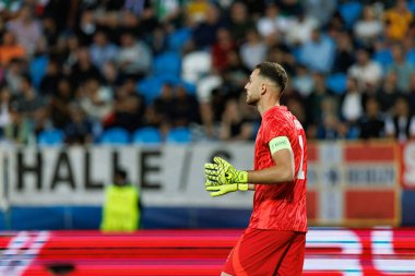 Martin Turk, Almanya ve Slovenya milli takımları arasında oynanan UEFA U-21-2025 maçında görüldü (Maciej Rogowski)