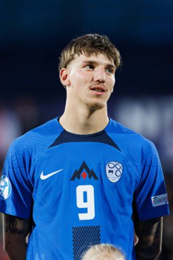 Tio Cipot, Almanya ve Slovenya milli takımları arasında oynanan UEFA U-21-2025 maçında görüldü (Maciej Rogowski)