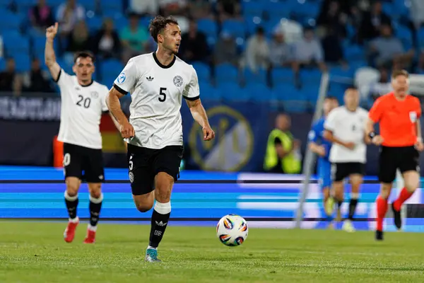 UEFA U-21-2025 maçında Almanya ve Slovenya milli takımları arasında Max Rosenfelder görüldü (Maciej Rogowski)