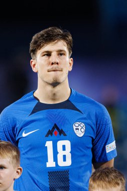 Marko Brest, Almanya ve Slovenya milli takımları arasında oynanan UEFA U-21-2025 maçında görüldü (Maciej Rogowski)