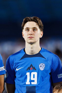Enrik Ostrc, Almanya ve Slovenya milli takımları arasında oynanan UEFA Euro U-21 2025 maçında görüldü (Maciej Rogowski)