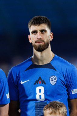 Adrian Zeljkoviç, Almanya ve Slovenya milli takımları arasında oynanan UEFA Euro U-21 2025 maçında görüldü (Maciej Rogowski)