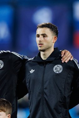 UEFA U-21-2025 maçında Almanya ve Slovenya milli takımları arasında Max Rosenfelder görüldü (Maciej Rogowski)