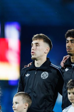 Benjamin Gruda, Almanya ve Slovenya milli takımları arasında oynanan UEFA U-21-2025 maçında görüldü (Maciej Rogowski)