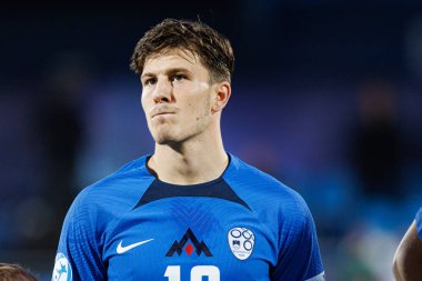 Marko Brest, Almanya ve Slovenya milli takımları arasında oynanan UEFA U-21-2025 maçında görüldü (Maciej Rogowski)