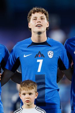 Tjas Begiç, Almanya ve Slovenya milli takımları arasında oynanan UEFA U-21-2025 maçında görüldü (Maciej Rogowski)