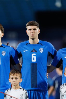 Zan Jevsenak, Almanya ve Slovenya milli takımları arasında oynanan UEFA U-21 2025 maçında görüldü (Maciej Rogowski)