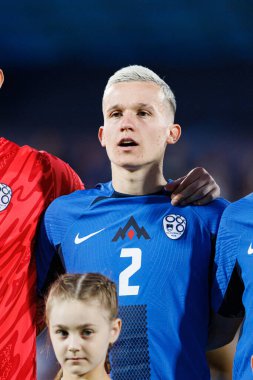 Mitja Ileniç, Almanya ve Slovenya milli takımları arasında oynanan UEFA U-21-2025 maçında görüldü (Maciej Rogowski)
