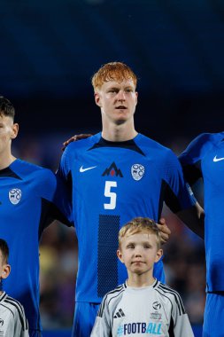 Lovro Goliç, Almanya ve Slovenya milli takımları arasında oynanan UEFA U-21-2025 maçında görüldü (Maciej Rogowski)