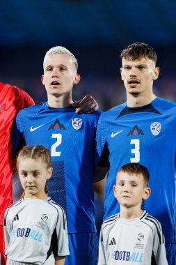 Almanya ve Slovenya milli takımları arasında oynanan UEFA Euro U-21 2025 maçında Mitja Ileniç ve Srdan Kuzmiç görüldü (Maciej Rogowski)