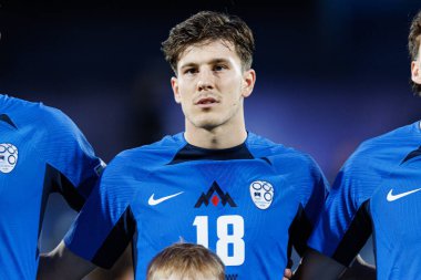 Marko Brest, Almanya ve Slovenya milli takımları arasında oynanan UEFA U-21-2025 maçında görüldü (Maciej Rogowski)
