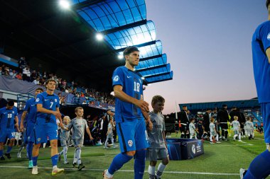 Marko Brest, Almanya ve Slovenya milli takımları arasında oynanan UEFA U-21-2025 maçında görüldü (Maciej Rogowski)